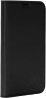 JT Berlin Echtleder BookCase Tegel Etui für Apple iPhone 15 Pro Max - Schwarz