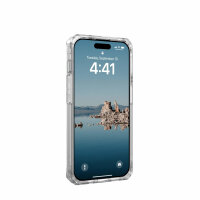 Urban Armor Gear UAG Plyo MagSafe Case für iPhone 15 Pro - Ice (Transparent) / Gold
