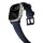 Nomad Rugged Strap Armband für Apple Watch 42/44/45/49mm (Connector Silber) - Schwarz