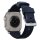 Nomad Rugged Strap Armband für Apple Watch 42/44/45/49mm (Connector Silber) - Atlantic Blue