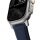 Nomad Rugged Strap Armband für Apple Watch 42/44/45/49mm (Connector Silber) - Atlantic Blue