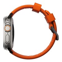 Nomad Rugged Strap für Watch 42/44/45/49mm (Connector Schwarz) - Ultra Orange