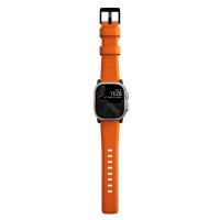 Nomad Rugged Strap für Watch 42/44/45/49mm (Connector Schwarz) - Ultra Orange