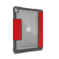 STM Dux Plus DUO Case für Apple iPad 10,2" (2021 - 2019) - rot/transparent