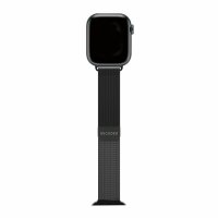 Decoded Milanaise Traction Strap Armband für Apple Watch 42/44/45/49mm in Schwarz