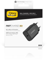 Otterbox EU Wall Charger Schnell-Ladegerät USB-C 20W  - Schwarz