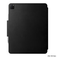 Nomad Modern Leather Folio Plus für iPad Pro 12.9  (6th Gen) - Schwarz