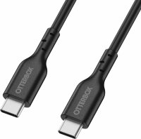OtterBox Fast Charge Kabel USB-C auf USB-C 1m - Schwarz