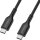 OtterBox Fast Charge Kabel USB-C auf USB-C 1m - Schwarz