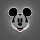Yellowpop Disney Mickey Imprimé Visage LED
