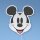 Yellowpop Disney Mickey Imprimé Visage LED