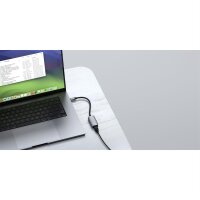 Satechi USB-C 2.5 Gigabit Ethernet Adapter (USB-C auf RJ45) in Silber