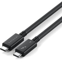 Satechi Thunderbolt 4 Pro Cable (USB-C) 1m - Silber/Schwarz