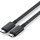 Satechi Thunderbolt 4 Pro Cable (USB-C) 1m - Silber/Schwarz