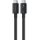 Satechi Thunderbolt 4 Pro Cable (USB-C) 1m - Silber/Schwarz