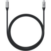 Satechi USB4 Pro Cable (USB-C) - 1,2m - Schwarz/Silber