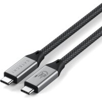Satechi USB4 Pro Cable (USB-C) - 1,2m - Schwarz/Silber