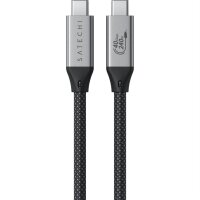 Satechi USB4 Pro Cable (USB-C) - 1,2m - Schwarz/Silber