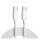 Cable de carga USB-C de algodón Cyoo de 1 m en blanco