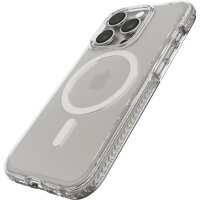 Tech21 EvoCrystal Case MagSafe für Apple iPhone 15 Pro - White Titanium (Transparent/Weiss)