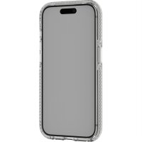 Tech21 EvoCrystal Case MagSafe für Apple iPhone 15 Pro - White Titanium (Transparent/Weiss)