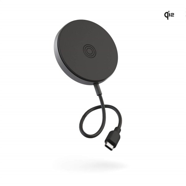 Zens Caricatore wireless in alluminio Pro 1 (15W) - Qi2 - Nero
