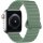 Decoded Silicone Magnet Traction Loop Strap Armband für Apple Watch 42/44/45mm - Sage Leaf