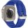 Decoded Silicone Ultra Traction Strap Armband für Apple Watch 42/44/45/49mm - Galc  Blue