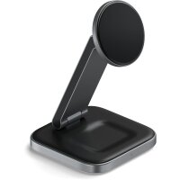 Satechi 2-in-1 Foldable Qi2 Wireless Charging Stand -...