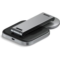 Satechi 2-in-1 Foldable Qi2 Wireless Charging Stand - Anthrazit