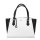 Socha Caddy Black & White 15,6 elegante borsa per laptop - Bianco/Nero