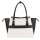 Socha Caddy Black & White 15,6 elegante borsa per laptop - Bianco/Nero