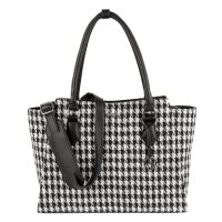 Socha Caddy Chess Bolsa elegante para portátil de 15,6 pulgadas - Negro/ Blanco