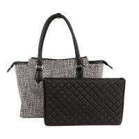 Socha Caddy Tweed Elegante bolso para portátil de...