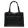 Socha Croco Jet Black 15.6 Zoll elegante Laptoptasche - Schwarz