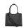Socha Diamond Edition Black Borsa per laptop in vera pelle da 14 pollici - Nero