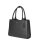Socha Diamond Edition Black Borsa per laptop in vera pelle da 14 pollici - Nero