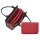 Socha Diamond Edition Black Borsa per laptop in vera pelle da 14 pollici - Nero