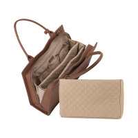 Socha Diamond Edition Cognac 14 Zoll Echtleder Laptoptasche - Braun