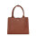 Socha Diamond Edition Cognac 14 Zoll Echtleder Laptoptasche - Braun
