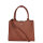 Socha Diamond Edition Cognac 14 Zoll Echtleder Laptoptasche - Braun