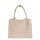 Socha Diamond Vanilla Bolsa para portátil de piel auténtica de 14 pulgadas - Beige
