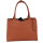 Socha Diamond Edition Cognac 15.6 Zoll Echtleder Laptoptasche - Braun