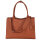 Socha Diamond Edition Cognac 15.6 Zoll Echtleder Laptoptasche - Braun