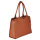 Socha Diamond Edition Cognac 15.6 Zoll Echtleder Laptoptasche - Braun
