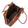 Socha Diamond Edition Cognac 15.6 Zoll Echtleder Laptoptasche - Braun