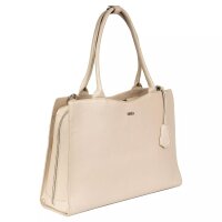 Socha Diamond Edition Vanilla 15.6 pouces Sacoche en cuir véritable pour ordinateur portable - Beige