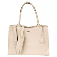Socha Diamond Edition Vanilla 15.6 pouces Sacoche en cuir véritable pour ordinateur portable - Beige