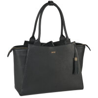 Socha Diamond Caddy Black 15-17.3 Zoll Echtleder Laptoptasche -Schwarz