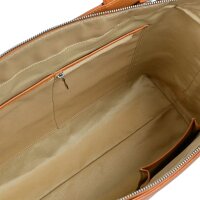 Socha Diamond Caddy Cognac 15-17.3 Zoll Echtleder Laptoptasche - Braun